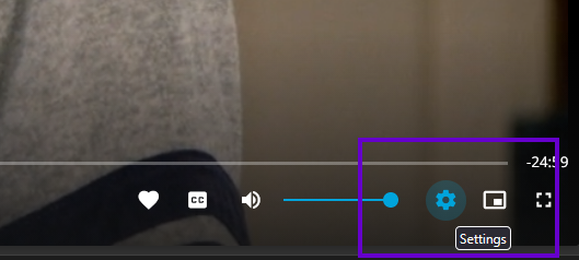 Adjusting stream speed, step 1