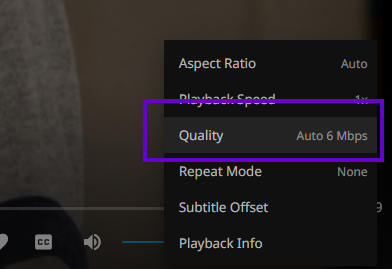 Adjusting stream speed, step 2